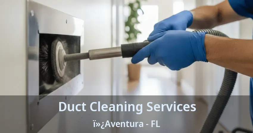 Duct Cleaning Services ï»¿Aventura - FL