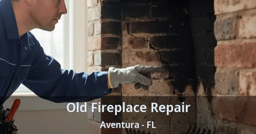 Old Fireplace Repair ﻿Aventura - FL